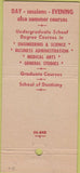 Matchbook Cover - Fairleigh Dickinson College Teaneck Rutherford NY  30 Stick