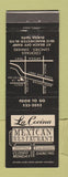 Matchbook Cover - La Cocina Mexican Restaurant Buena Park CA