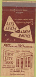 Matchbook Cover - First City Bank Hopkinsville KY 30 Strike