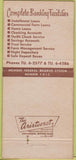 Matchbook Cover - First City Bank Hopkinsville KY 30 Strike