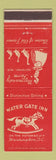 Matchbook Cover - Water Gate Inn Washington DC Normandy Farm Potomac MD