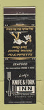 Matchbook Cover - Knife and Fork Inn Atlantic City NJ