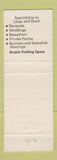Matchbook Cover - Driftwood Restaurant Tyrone PA