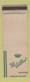 Matchbook Cover - The Crillon Hollywood CA