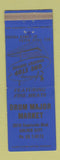Matchbook Cover - Drum Major Market Grocery Culver City CA