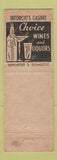 Matchbook Cover - Intorcio's Casino Italian Willoughby OH? WEAR
