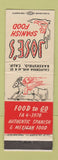 Matchbook Cover - Jose's Spanish Restaurant Bakersfield CA
