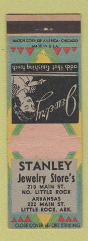 Matchbook Cover - Stanley's Jewelry Store Little Rock AR