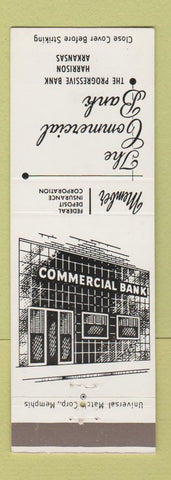Matchbook Cover - The Commercial Bank Harrison AR