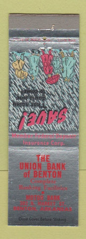 Matchbook Cover - Union Bank of Benton AR