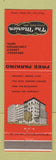 Matchbook Cover - The Marion Hotel Little Rock AR
