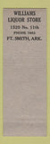 Matchbook Cover - H&H Liquor Store Fort Smith AR Crown Beverage
