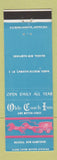 Matchbook Cover - Olde Coach Inn Motor Lodge Nashua NH