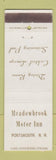 Matchbook Cover - Meadowbrook Motor Inn Portsmouth NH DD Bean
