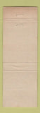 Matchbook Cover - Rennie's Taxi Service Franklin NH