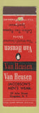 Matchbook Cover - Van Heusen Men's Clothes Jacobson's Kingston NY