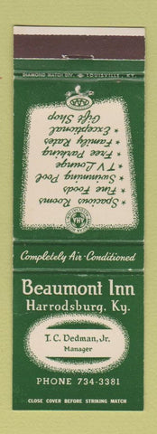 Matchbook Cover - Beaumont Inn Harrodsburg KY