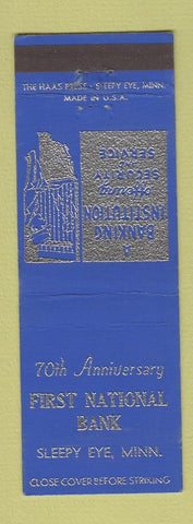 Matchbook Cover - First National Bank Sleepy Eye MN