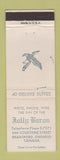 Matchbook Cover - Jolly Baron Brantford ON WEAR