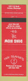 Matchbook Cover - Dynasty Chinese Restaurant Jackson MS Ding How