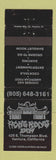 Matchbook Cover - Hong Kong Inn Chinese Ventura CA