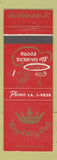 Matchbook Cover - Royal City Cafe Chinese New Westminster BC
