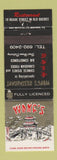 Matchbook Cover - Wong's Chinese Restaurant Quebec QC