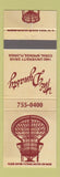 Matchbook Cover - The Dynasty Chinese Restaurant Coral Springs FL