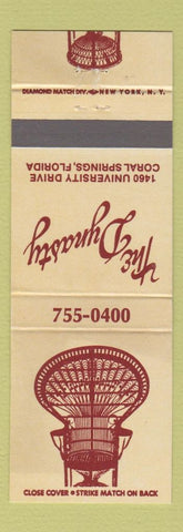 Matchbook Cover - The Dynasty Chinese Restaurant Coral Springs FL