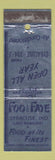 Matchbook Cover - Foo and Faye Chinese Restaurant Syracuse IN WEAR