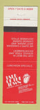 Matchbook Cover - Talk of the Town Restaurant Toronto ON