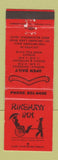 Matchbook Cover - Rikshaw Inn Chinese West Bloomfield MI