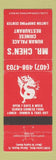 Matchbook Cover - Mr Chen's Chinese Restaurant Delray Beach FL