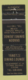 Matchbook Cover - Yangtze Chinese Restaurant Ottawa ON WEAR
