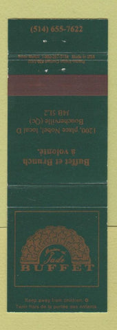 Matchbook Cover - Jade Buffet Chinese Restaurant Boucherville QC