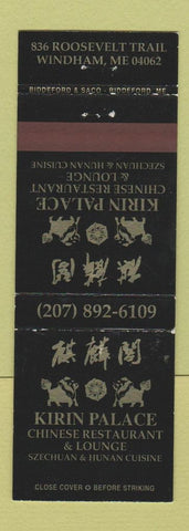 Matchbook Cover - Kirin Palace Chinese Restaurant Windham ME