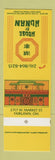 Matchbook Cover - House of Hunan Chinese Fairlawn OH SAMPLE