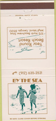 Matchbook Cover - By the Sea Resort Jekyll Island GA 30 Strike