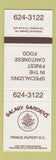 Matchbook Cover - Galaxy Gardens Chinese Restaurant Prince Rupert BC SAMPLE