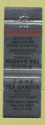Matchbook Cover - Tea Garden Chinese Restaurant Avon CT