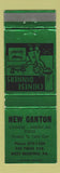 Matchbook Cover - New Canton Chinese Restaurant West Reading PA