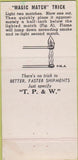 Matchbook Cover - Toledo Peoria Western Railroad WEAR 30 Strike