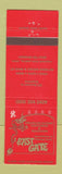 Matchbook Cover - East Gate Chinese Restaurant Stamford CT