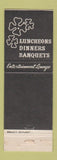 Matchbook Cover - Bradley's Restaurant Huntington Park CA