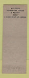 Matchbook Cover - Oakwood Grill Melvindale MI MISCUT