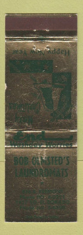 Matchbook Cover - Bob Olmsted's Laundromats Las Vegas? Christmas WEAR