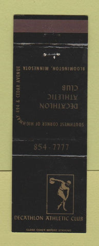 Matchbook Cover - Decathlon Athletic Club Bloomington MN