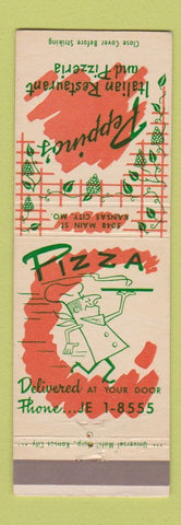 Matchbook Cover - Peppino's Pizza Kansas City MO