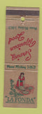 Matchbook Cover - La Fonda Mexican Restaurant San Antonio TX WEAR