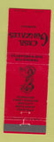 Matchbook Cover - Casa Gonzales Mexican Restaurant Glendale CA girlie WEAR